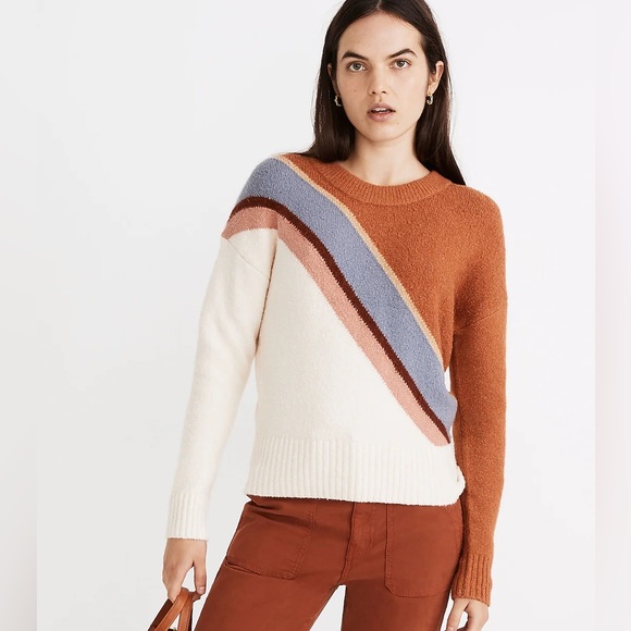 Madewell Sweaters - Madewell Heather Flaxen Crew neck Sweater. Size Medium
